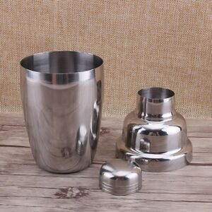 750ml Thickened Fine Cocktail Drinks Shaker Rustproof Martini Mixer