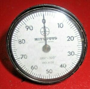 MITUTOYO INDICATOR .001&#034;-.100&#034; NO. 1156