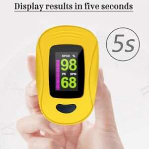 SPO2 O2 PR Blood Oximeter Finger Monitor Fingertip Pulse Oxygen Saturation Meter