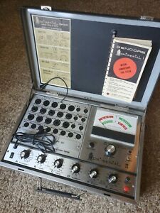 VINTAGE ALL ORIGINAL Sencore MU150 Continental 2 Tube Tester