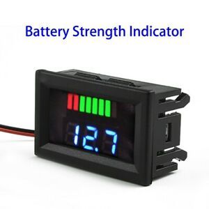 Voltmeter Meter Battery Gauge 12V-60V Digital Voltmeter Car Motorcycle