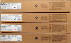 MX-61NT-CA, MX-61NT-MA, MX-61NT-YA,MX-61NT-BA, Sharp Toner Set, New, OE, Genuine