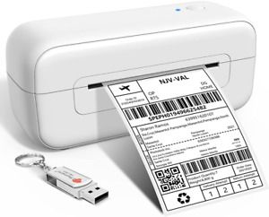 [2021 New Version] Thermal Label Printer, Phomemo 4X6 Shipping White