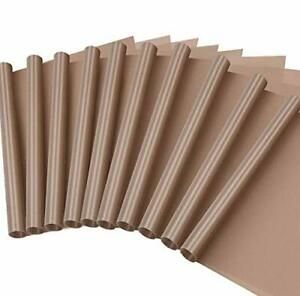 10 Pk PTFE Teflon Sheet Press 16 x 24 Non Stick Heat Resistant Craft Baking Mat