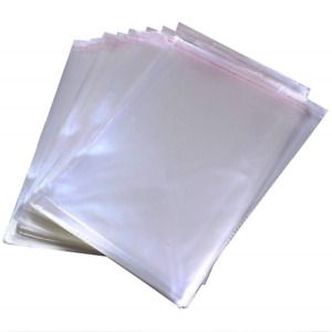 200 Pcs 9&#034; x 12&#034; Self Seal Clear Cello Cellophane Bags Resealable Plastic Appare