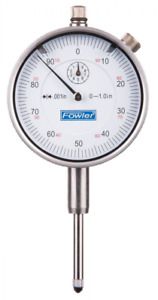 Fowler - 52-520-110-0 52-520-110 AGD Dial Indicator, White Face, 1&#034; Travel,...