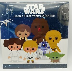 Star Wars Jedi&#039;s First Year Calendar Baby Milestone Memory Record Sealed New