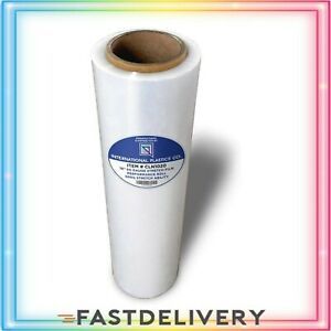 Plastic Wrap Stretch Film Clear For Moving Shipping Packing 18 In X 1200 Ft Roll
