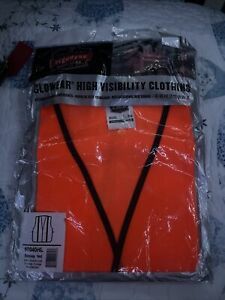 Ergodyne GloWear 8040HL Non-Certified Hi-Gloss High Visibility Vest, One Size