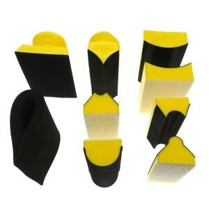 Sanding Block Set 9 Pcs Assorted Shape Grinding Sponges Handheld Abrasive Tools