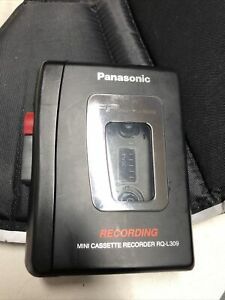 Vintage Panasonic RQ-L309 Handheld Portable Cassette Voice Recorder Audio Player