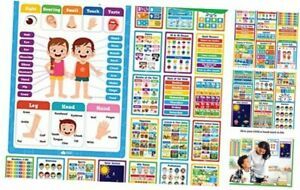 20 Classroom Educational Posters For Preschoolers Toddlers Kindergarten