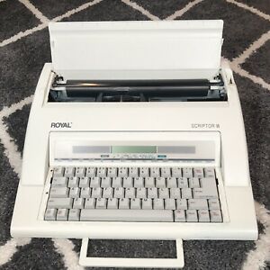 Royal SCRIPTOR II 2 Electronic Typewriter AX-160 TESTED WORKING