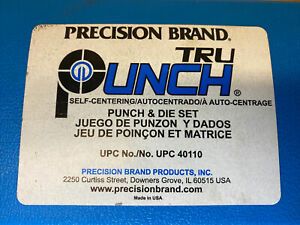 Punch and Die Set Precision Brand Tru-punch 40110