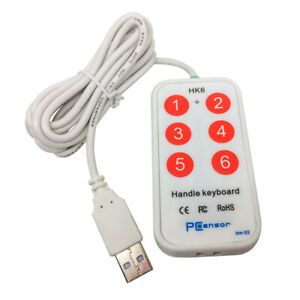 USB Durable Handleheld 6 Keys User-defined Keyboard for Game Laptop Desktop