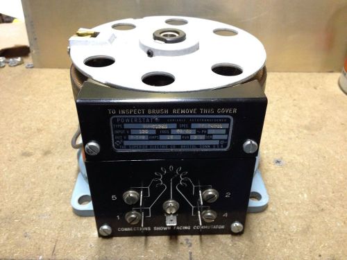 Superior electric 126u 15 amp powerstat variac 0-140 volts great cond! for sale