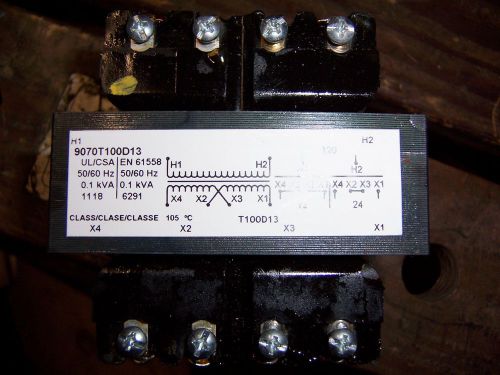 SQUARE D TRANSFORMER .1 KVA PANEL MOUNT