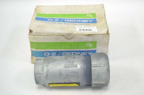 OZ GEDNEY AX150 MALLEABLE ELECTRICAL IRON 1-1/2 IN CONDUIT FITTING B338679