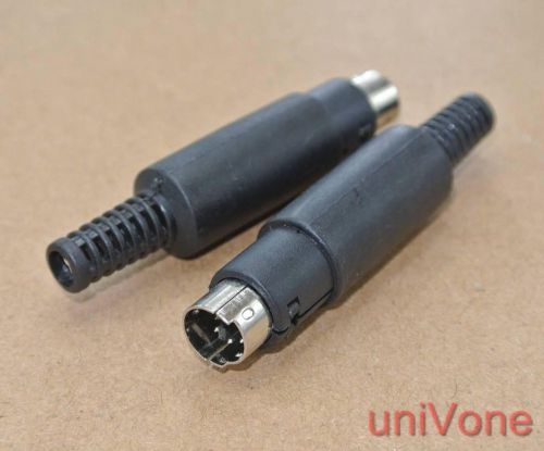 Mini din plug 7-pole 7pin solder terminal x5pcs for sale