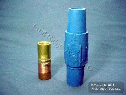 Leviton blue female cam plugs 17 series 500-750 mcm crimped 690a 600v 17v25-b for sale