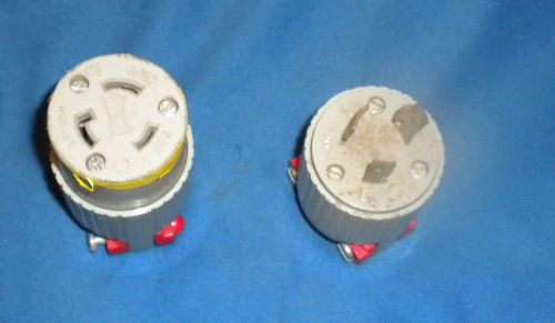 Eagle l6-20r, l6-20p male &amp; female locking connector 20a 250v power cord plug for sale