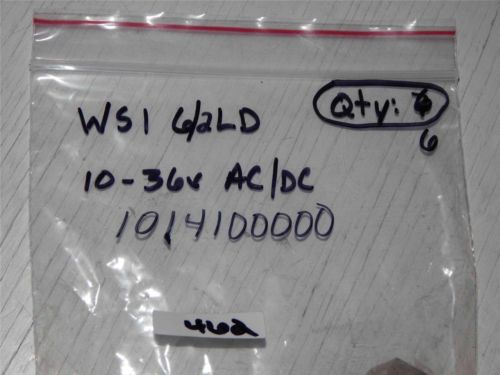 #462  &gt; Lot of 6 &lt;  Weidmuller  1014100000  WSI 6/2LD 10-36 AC/DC Fuse Block