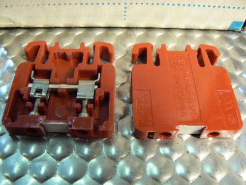 30 new allen bradley 1492-h terminal blocks, red for sale