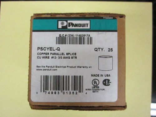 Panduit PSCYEL-Q Copper Parallel Splice