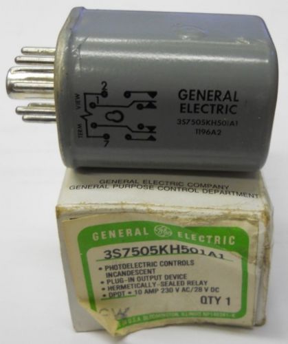 GENERAL ELECTRIC, PHOTOELECTRIC CONTROL, 3S7505KH501A1, INCANDESCENT, 10 AMP