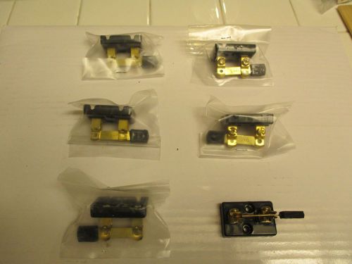 Lot of 6 SPST Knife Switches.