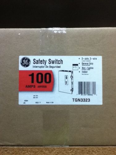 GE TGN3323 Disconnect Safety Switch 100Amp *Brand New*