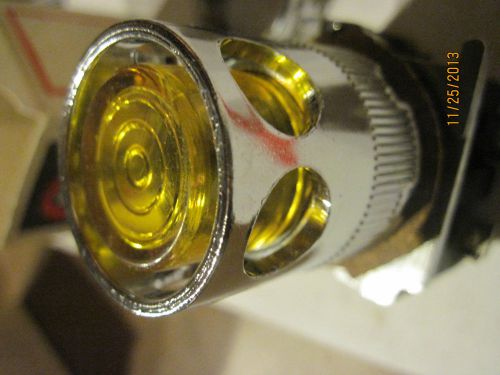 Cutler Hammer  Control Amber  Light Push Button with gard