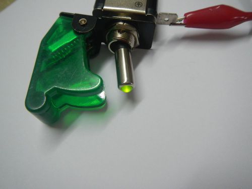 10set,race car illuminated toggle switch + safety cover,g+g for sale