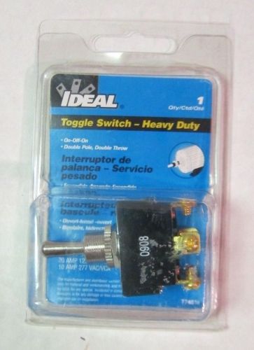Ideal 774016 toggle switch - dpdt - on/off/on- screw terminals - new sealed! for sale