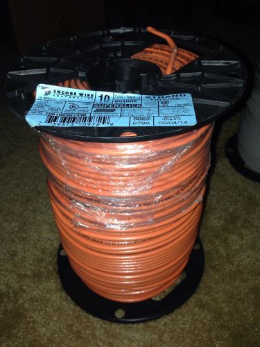 NEW Encore Wire Corp -  500&#039; Reel ORANGE #10 AWG Stranded THHN - 30 Amp - &lt;600 V