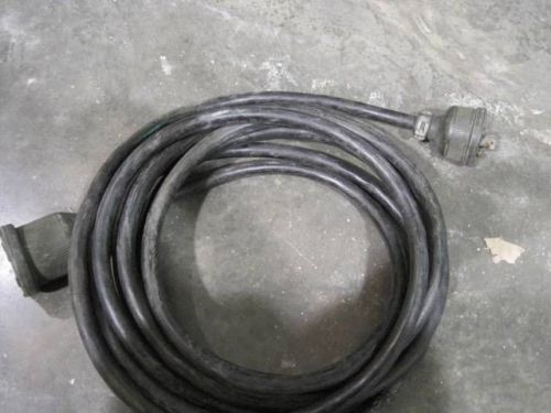 Approx 30&#039; foot 600 volt 12/4 s outdoor extension power cord cable wire plugs #1 for sale