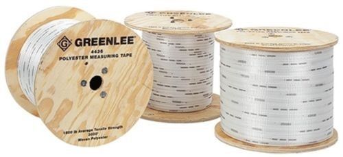 BRAND NEW Greenlee 4436 TAPE, MEASURING-1800# POLYESTER - 1 Reel (3000&#039;)