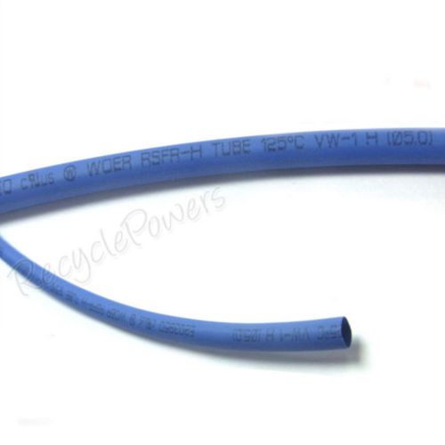2m blue 5mm tube sleeving heat shrink tubing for sale