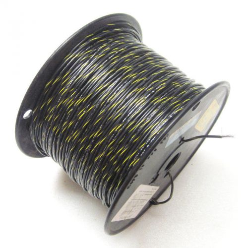 960 ft 18 AWG 1007/1569 Black and Yellow Wire 300 Volt Tinned Copper