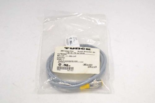 NEW TURCK RK4.4T-1-RS4.4T EURO FAST PHOTOELECTRIC SENSOR CABLE-WIRE B337409