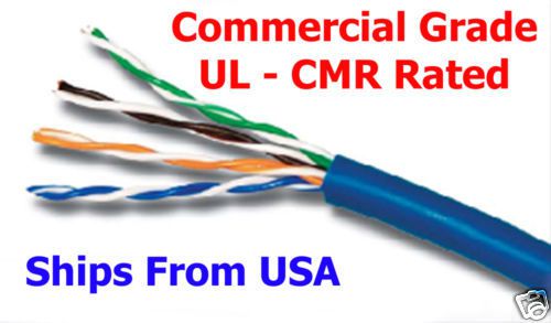Cat5 e bulk ul solid copper 350mhz cmr riser rated for sale