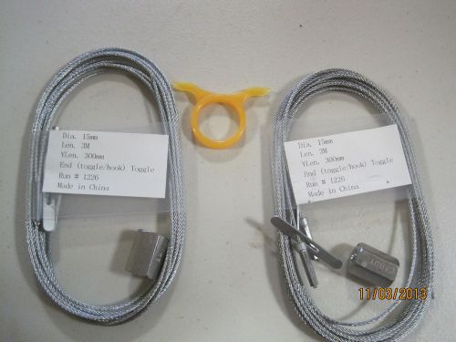 2 pk CADDY SLD15Y300L3 SPEED LINK 3M WIRE ROPE Y-TOGGLE for Light fixture 196011