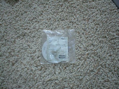 NEW IN BAG, HUBBELL 206-BC ROUND GRAY 1 HOLE 1/2&#034; NPT CLUSTER JUNCTION BOX COVER