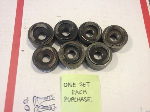 One (1) greenlee knockout punch die set for 1 1/4&#034; conduit  5006974 5004013 for sale