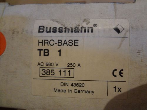 BUSSMANN HRC-BASE TB 1 AC 660V 250A  *NEW*