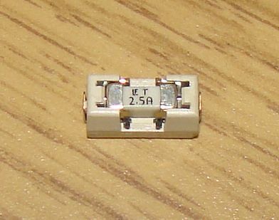 12 pcs 2.5A Slow Blow smt fuse with holder 1A1b