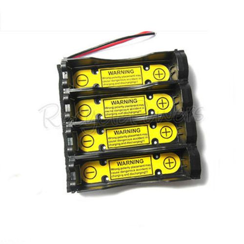 2 x 2s2p 7.4v 18650 holder case battery w/ li-ion pcm protection circuit module for sale