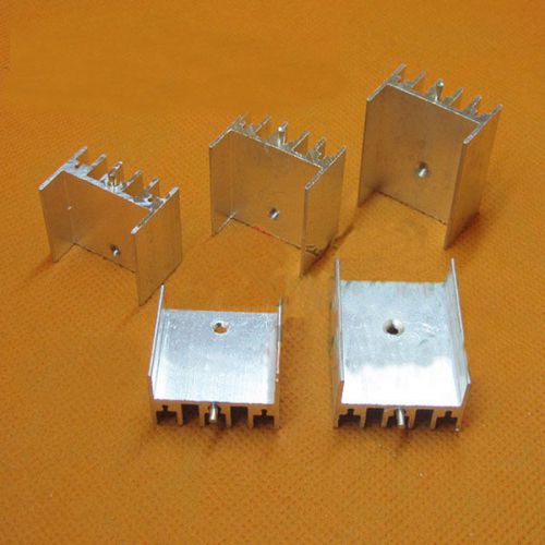 Hot sale 5pcs sr-a23hb silver aluminum heatsinks cooling block with one pin for sale