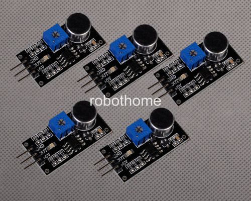 5PCS Sound detection sensor module sound sensor for arduino intelligent car 4-6V