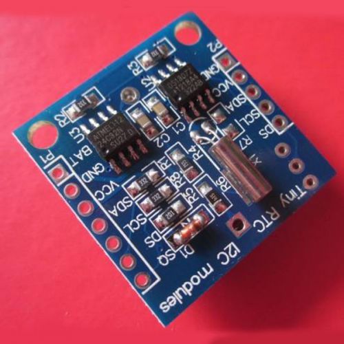 High Quality DS1302 Tiny Real Time Clock Module Trickle Charge Battery Blue NEW